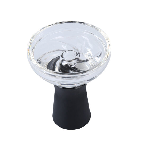 Glass Silicone Hookah Bowl Deep Extra Large Medium Beautiful Crystal Hookah - Image 2