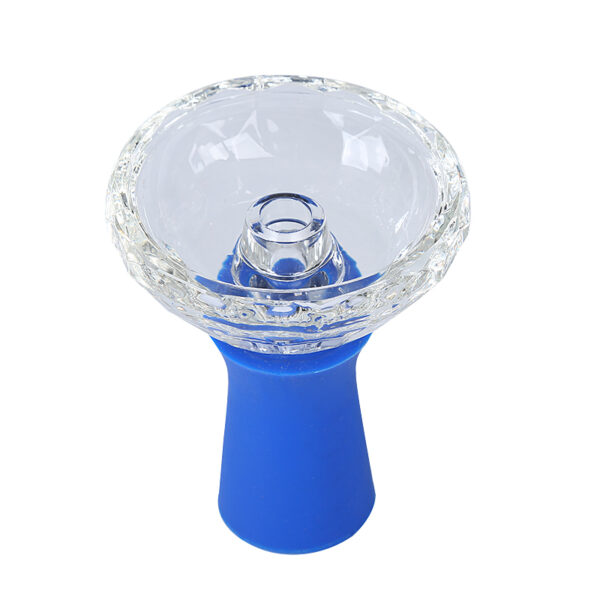 Glass Silicone Hookah Bowl Deep Extra Large Medium Beautiful Crystal Hookah - Image 4