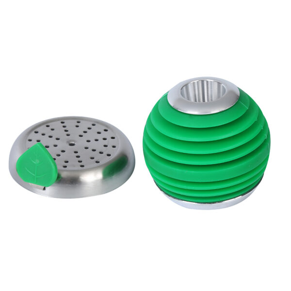 Hookah Bowl with Charcoal Holder Silicone Stainless Steel 3.3inch Height 3inch Diameter Shisha Hookah Set - Image 2