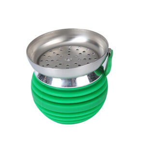 Hookah Bowl with Charcoal Holder Silicone Stainless Steel 3.3inch Height 3inch Diameter Shisha Hookah Set
