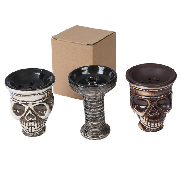 Hookah Bowl Ceramic - Shisha Hookah Head Sheesha Tobacco Bowl Accessories - Image 3