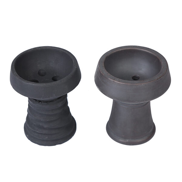 Premium Stone Black Bowl Luxury Classic Hookah Bowls for Hookah Smoking Ceramic Hookah Head