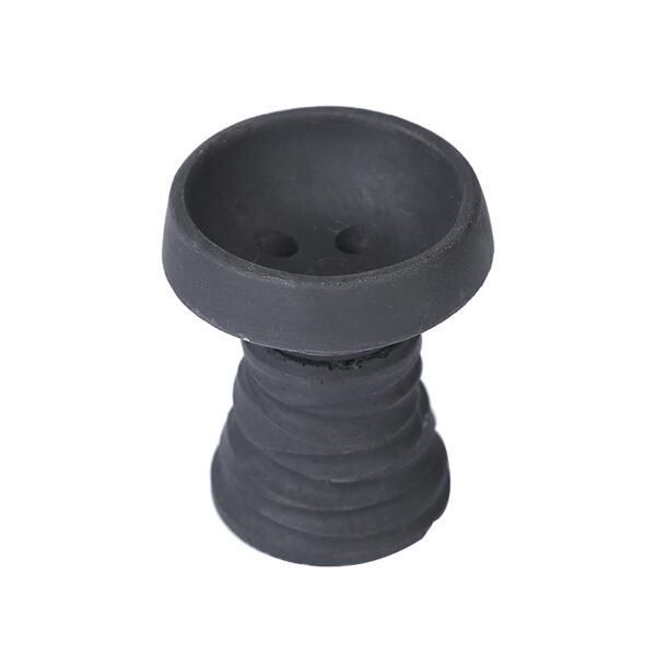 Premium Stone Black Bowl Luxury Classic Hookah Bowls for Hookah Smoking Ceramic Hookah Head - Image 3