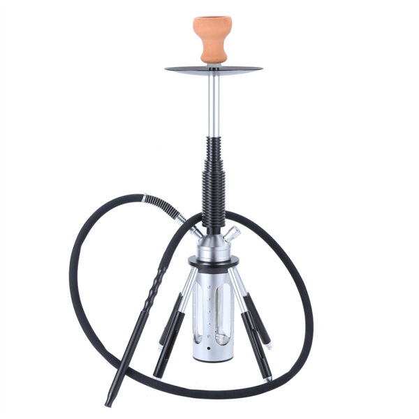 Luxury Big Rocket Shape Hookah Set With LED Light - Image 2