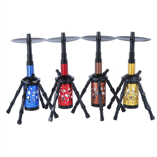 NEW Design Rocket Shaped Hoookah Shisha Set With LED - Image 2