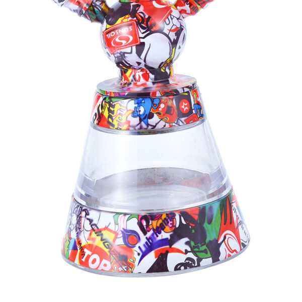 Painted Hookah Combo Set Shisha Kit with metal Acrylic Base - Image 4