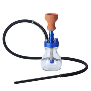 Portable Mini Hookah With Bag Modern Design Shisha Kit Thickened Glass