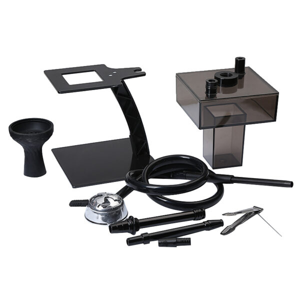 Hookah Set Premium Acrylic Micro Modern Bubble Cube T-Shaped Hookah - Image 3