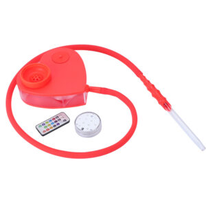 Heart-shaped Hookah LED Egyptian Hookah Smoking Shisha Set Acrylic With Light