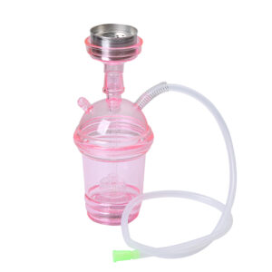 Acrylic Portable Car Hookah Shisha LED Hookah Mini Cup Hookah
