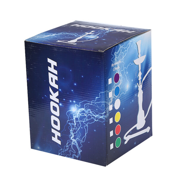 Wholesale Acrylic Square Hookah with LED Light Box Shisha - Image 5