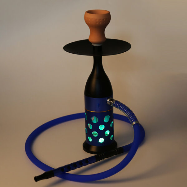 Wholesale Custom Colored Smoke Nargile Portable Led Shisha Set - Image 6