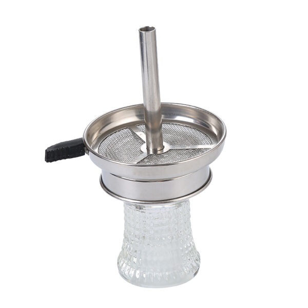 Crystal Hookah Bowl Set with Heat Management