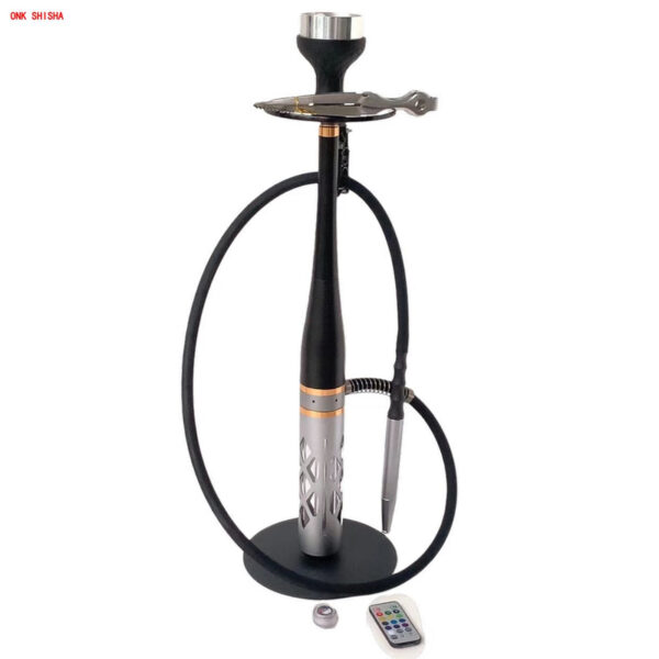 Aluminum LED Baseball Hookah Set Custom Logo Unique Design Shisha Union Baseball Hookah - Image 2