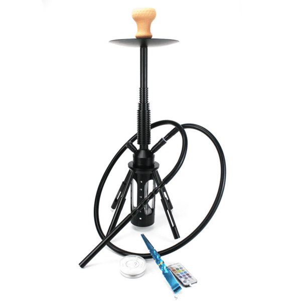 Luxury Big Rocket Shape Hookah Set With LED Light - Image 5