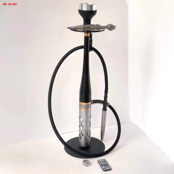 Aluminum LED Baseball Hookah Set Custom Logo Unique Design Shisha Union Baseball Hookah - Image 4