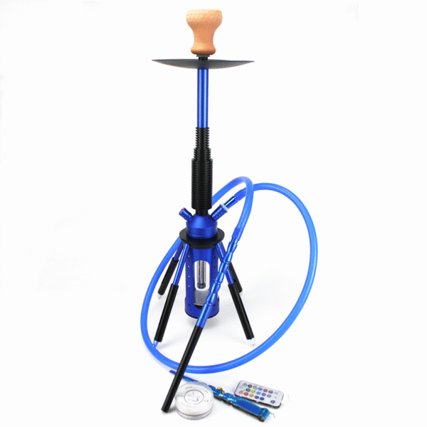 Luxury Big Rocket Shape Hookah Set With LED Light - Image 4