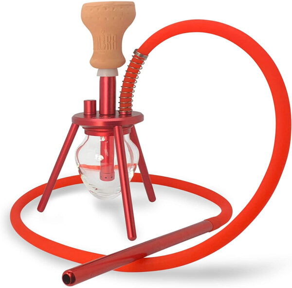 Arab Hookah Spider Shisha Narguile Aluminum Three Legged Tripod - Image 2