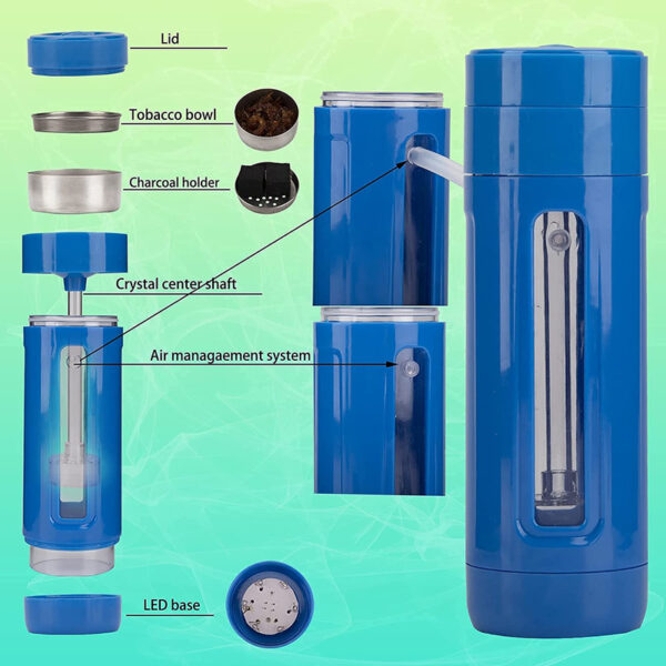 Wholesale Car Chicha Custom Hookah Durable Sheesha Hookah Electric - Image 2