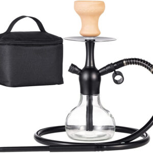 Portable Hookah Set with Everything Mini Shisha To Go Single Hose with Case