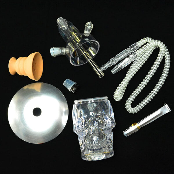 Unique Portable Skull Hookah Shisha LED Hookah Adalya Cup Hookah - Image 3