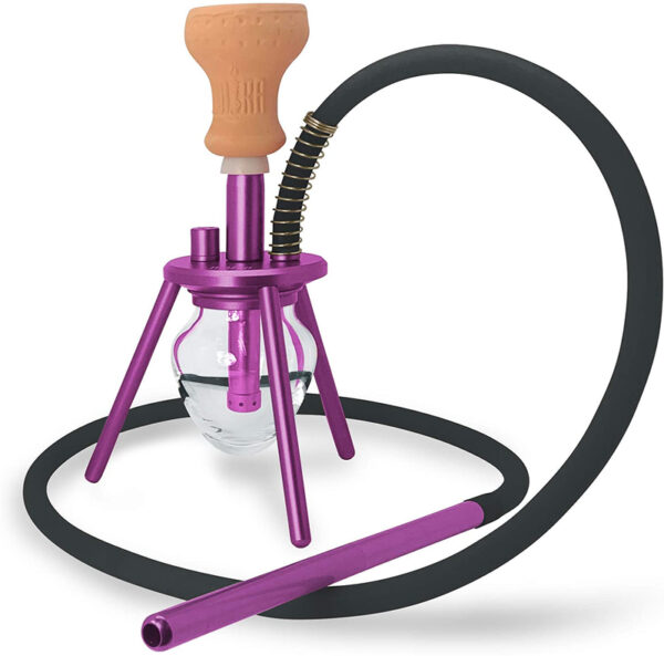 Arab Hookah Spider Shisha Narguile Aluminum Three Legged Tripod - Image 6