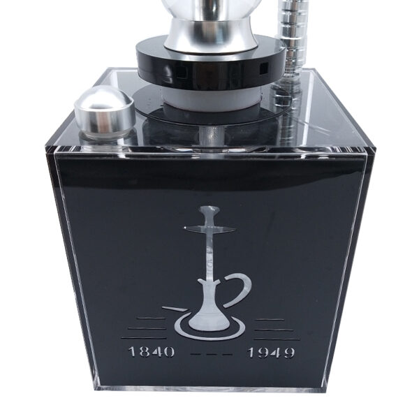Wholesale Acrylic Cube Shisha Portable Square Shisha with Led Light - Image 2