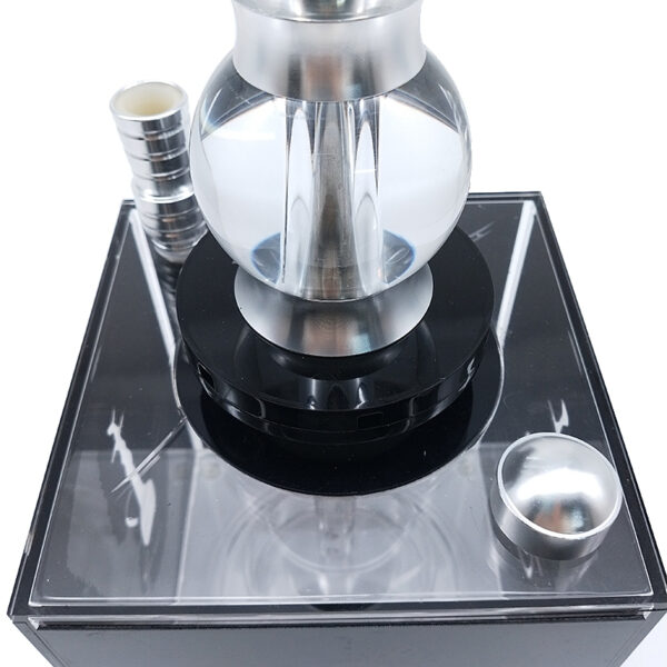 Wholesale Acrylic Cube Shisha Portable Square Shisha with Led Light - Image 5