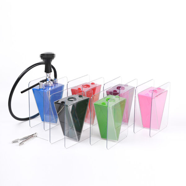 Inverted Triangle Hookah Set V Shape Shisha - Image 3