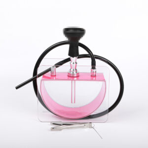 Single Hose Acrylic Square Hookah