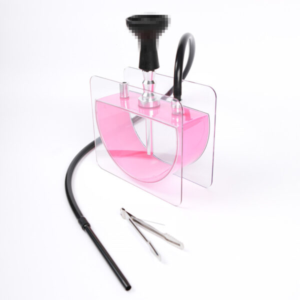 Single Hose Acrylic Square Hookah - Image 6