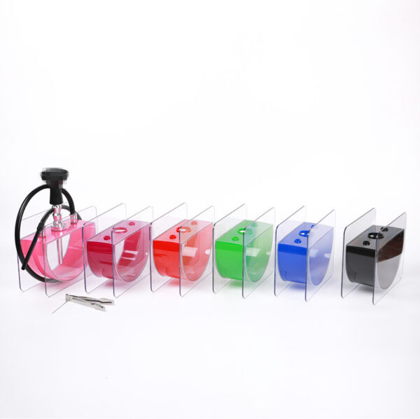 Single Hose Acrylic Square Hookah - Image 3