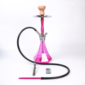 Colorful Hookah with Acrylic Vase And LED Lighting