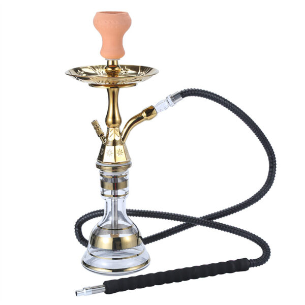 Fancy Glass Hookah Shesha Shisha Stainless Steel Hokah