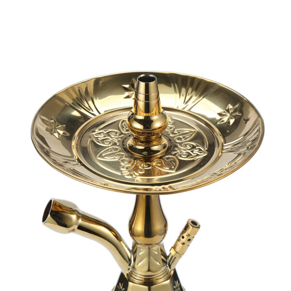 Fancy Glass Hookah Shesha Shisha Stainless Steel Hokah - Image 4