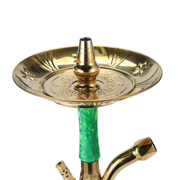 New Design Luxury Zinc Aluminium Alloy Resin Travel Hookah Shisha Egypt Hookah - Image 6