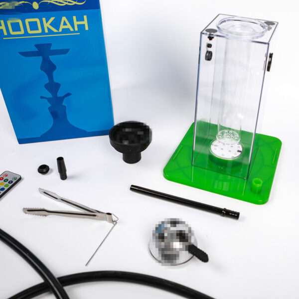 Wholesale portable acrylic plastic hookah shisha with LED - Image 6