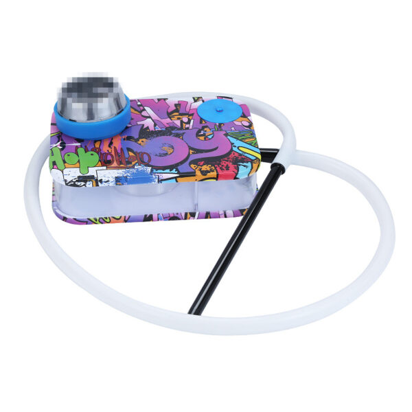 Plastic Smoking Book Hookah with LED - Image 2