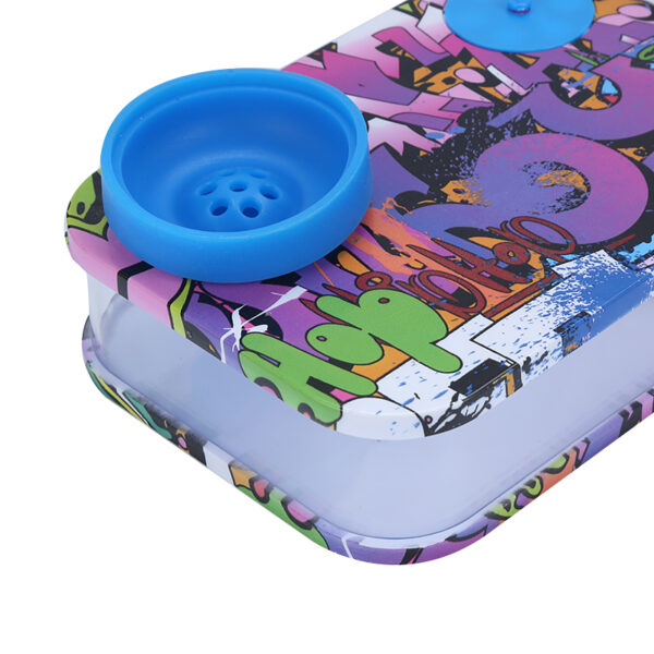 Plastic Smoking Book Hookah with LED - Image 6