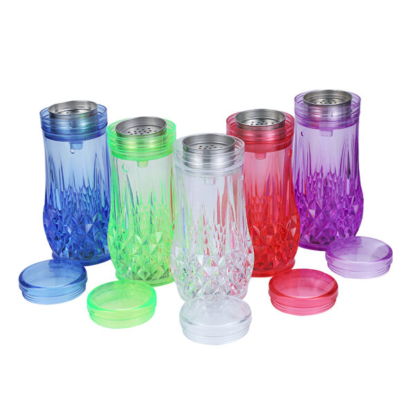 Plastic Mini Cup Colorful Hookah with LED - Image 5