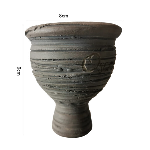 Handmade Clay Shisha Hookah Head Sheesha Tobacco Bowl - Image 2