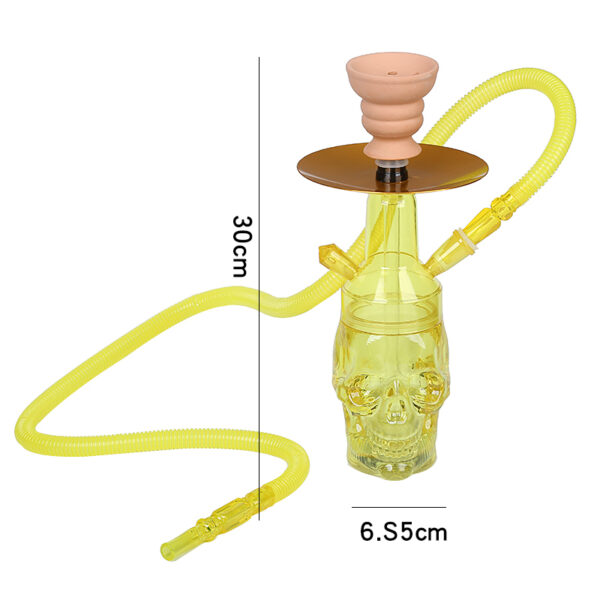 Unique Portable Skull Hookah Shisha LED Hookah Adalya Cup Hookah - Image 2